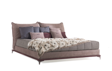 CLAPTON - Upholstered leather bed by Gianfranco Ferré Home - view 3